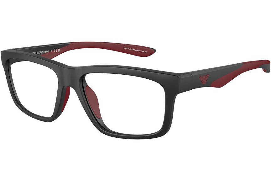 Brýle Emporio Armani EA3220U 5001 Squared Černé