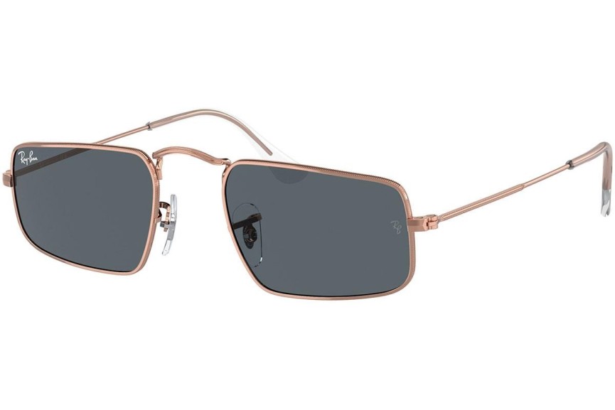 Sluneční brýle Ray-Ban Julie RB3957 9202R5 Obdélníkové Hnědé