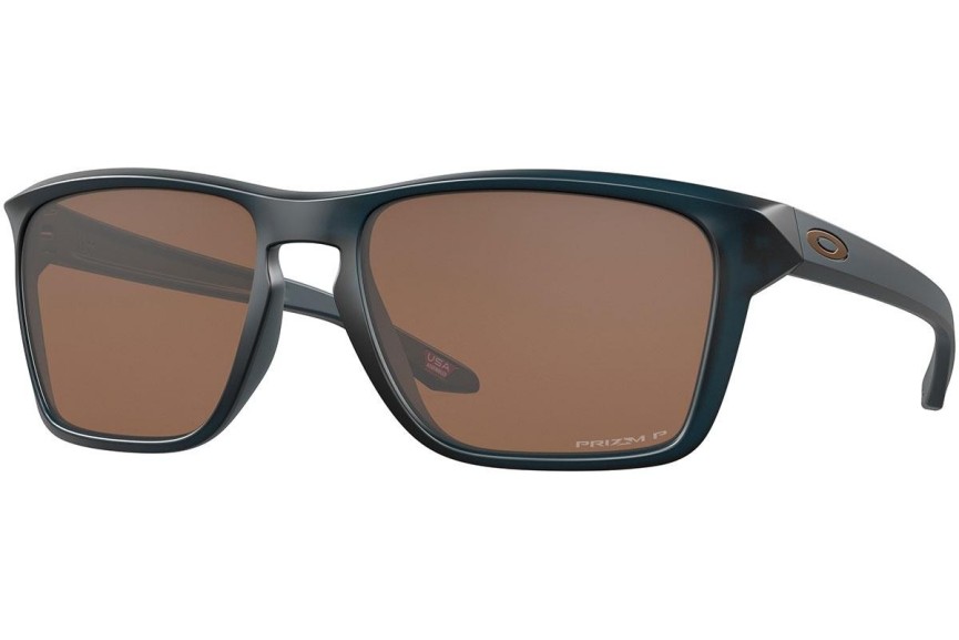 Sluneční brýle Oakley Sylas OO9448-35 Polarized Obdélníkové Hnědé