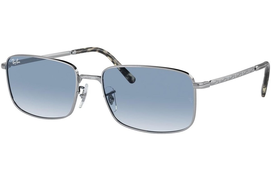 Sluneční brýle Ray-Ban RB3717 003/3F Obdélníkové Stříbrné