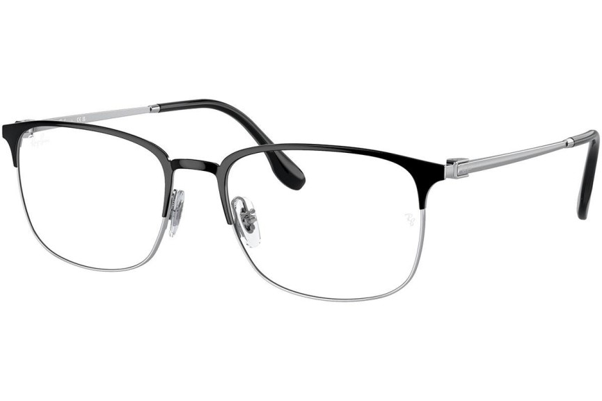 Brýle Ray-Ban RX6494 2861 Squared Stříbrné