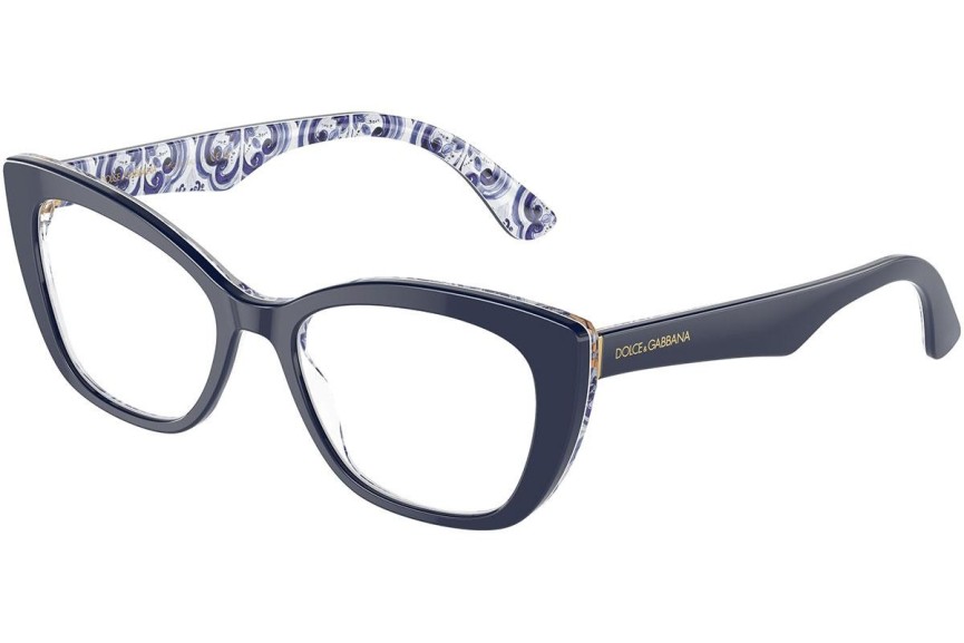 Brýle Dolce & Gabbana DG3360 3414 Cat Eye Modré