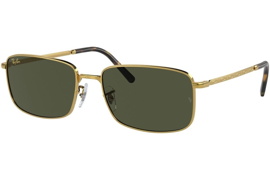 Sluneční brýle Ray-Ban RB3717 919631 Obdélníkové Zlaté