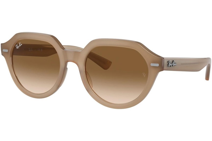 Sluneční brýle Ray-Ban Gina RB4399 616651 Squared Hnědé