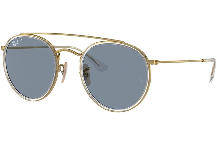 Sluneční brýle Ray-Ban Round Double Bridge RB3647N 001/02 Okrouhlé Zlaté