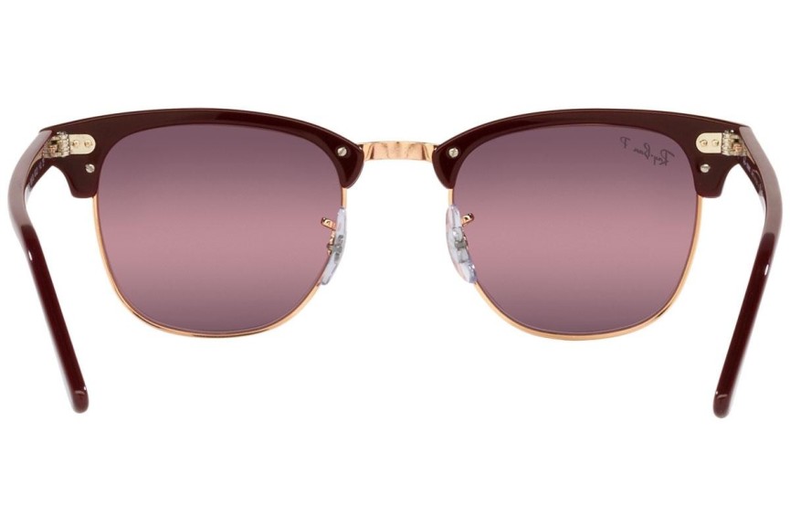 Sluneční brýle Ray-Ban Clubmaster Chromance Collection RB3016 1365G9 Polarized Browline Červené