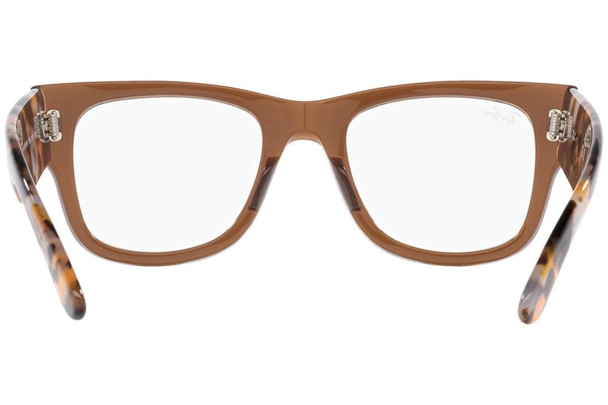 Brýle Ray-Ban Mega Wayfarer RX0840V 8295 Squared Hnědé