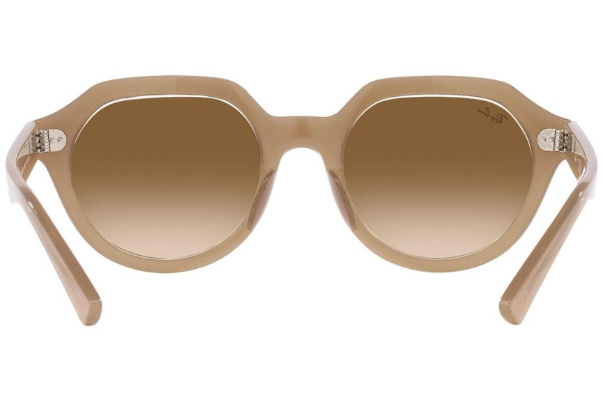 Sluneční brýle Ray-Ban Gina RB4399 616651 Squared Hnědé