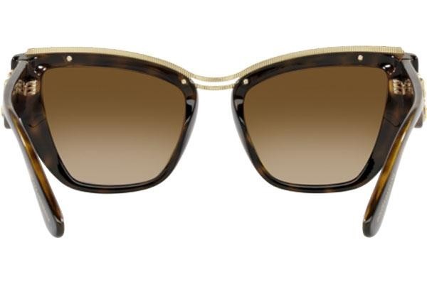 Sluneční brýle Dolce & Gabbana DG6144 502/13 Cat Eye Havana