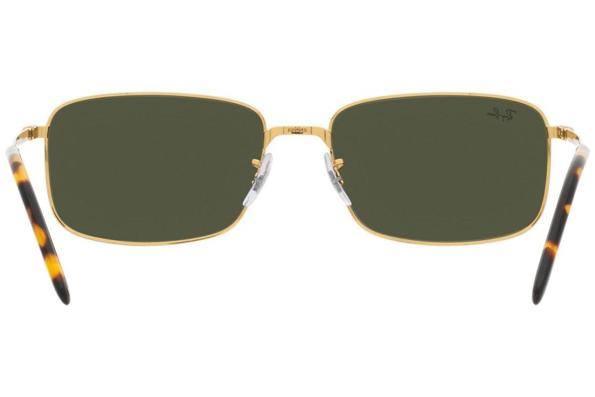 Sluneční brýle Ray-Ban RB3717 919631 Obdélníkové Zlaté