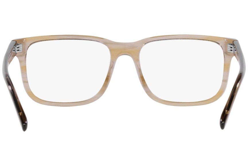 Brýle Emporio Armani EA3218 5099 Squared Hnědé