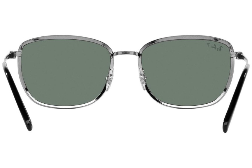 Sluneční brýle Ray-Ban RB3705 004/O9 Obdélníkové Stříbrné