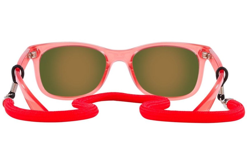 Sluneční brýle Ray-Ban Junior New Wayfarer Junior RJ9052S 7145A8 Squared Růžové