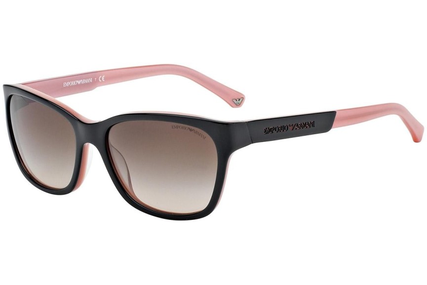 Sluneční brýle Emporio Armani EA4004 504613 Squared Černé