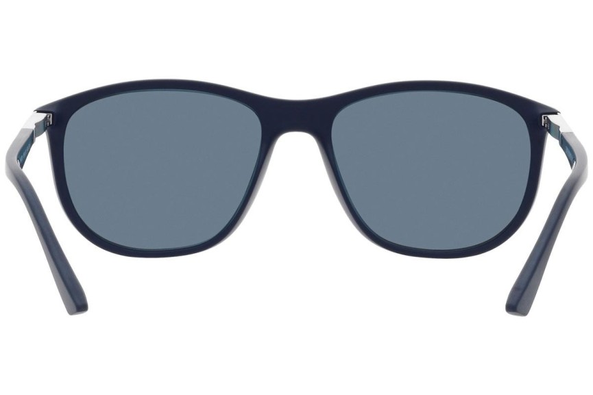 Sluneční brýle Emporio Armani EA4201 50882V Polarized Okrouhlé Modré