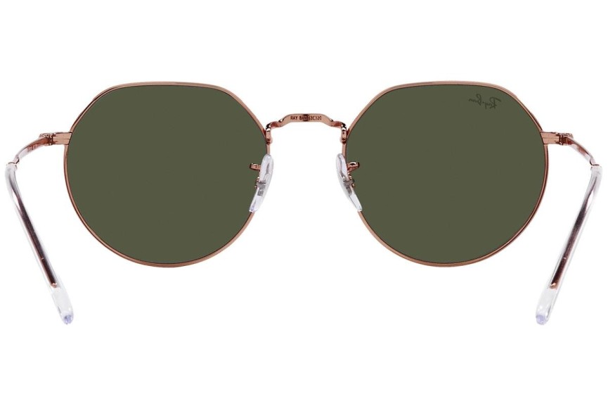 Sluneční brýle Ray-Ban Jack RB3565 920231 Okrouhlé Hnědé