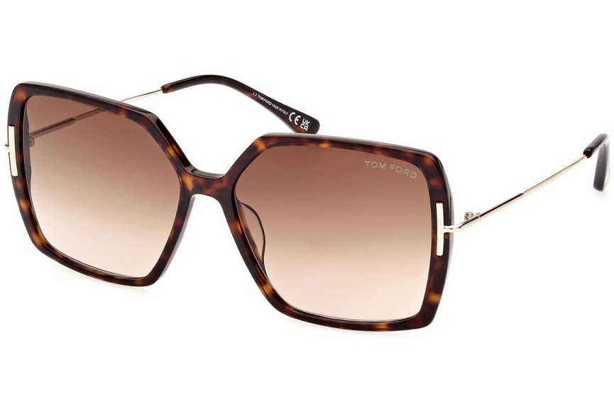 Sluneční brýle Tom Ford FT1039 52F Squared Havana