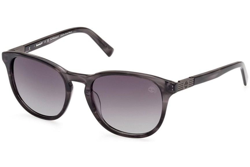 Sluneční brýle Timberland TB9319 20D Polarized Okrouhlé Šedé