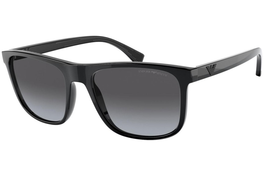 Sluneční brýle Emporio Armani EA4129 50018G Squared Černé