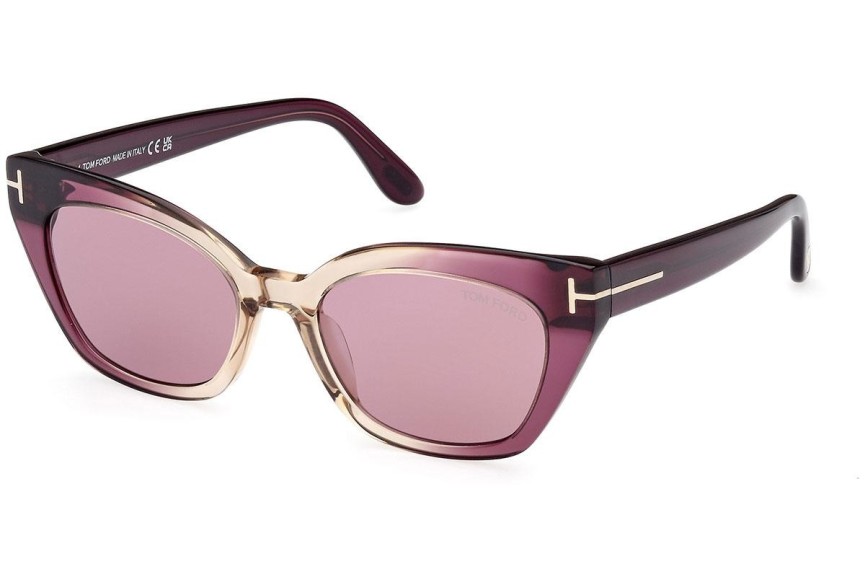 Sluneční brýle Tom Ford FT1031 83Y Cat Eye Fialové