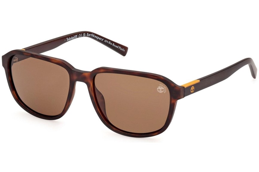 Sluneční brýle Timberland TB9311 52H Polarized Squared Havana