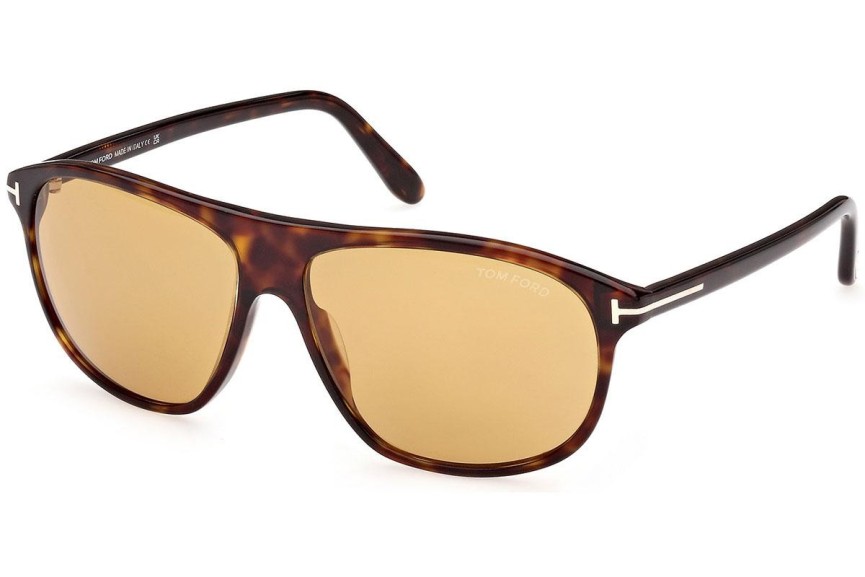 Sluneční brýle Tom Ford FT1027 52E Pilot Havana