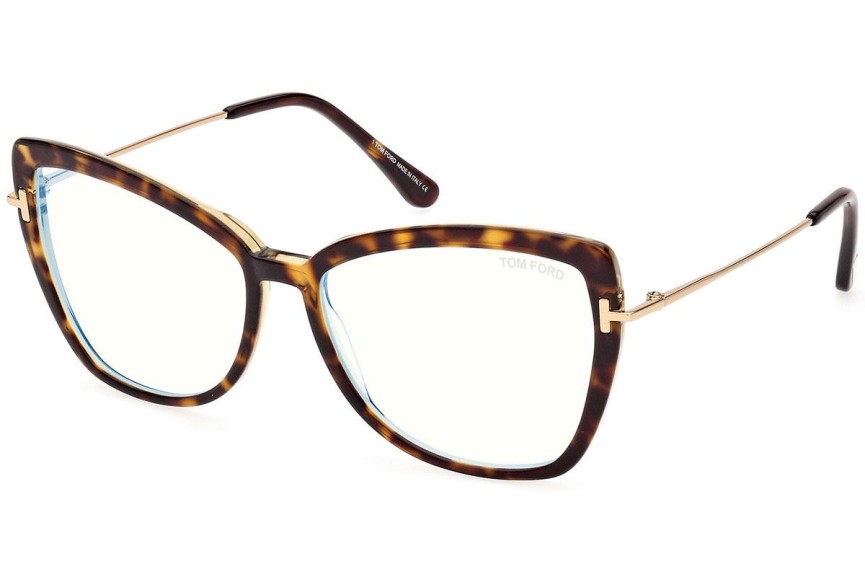 Brýle Tom Ford FT5882-B 056 Cat Eye Havana