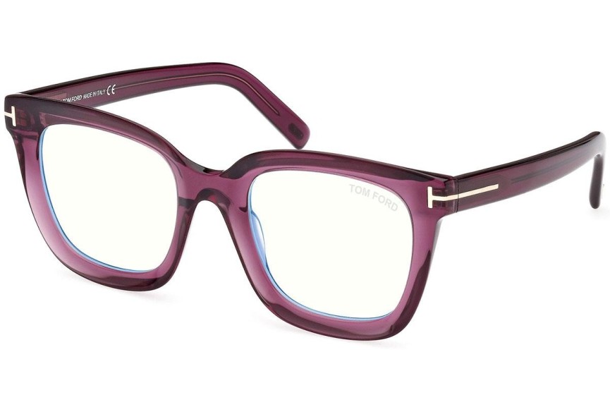 Brýle Tom Ford FT5880-B 081 Squared Fialové