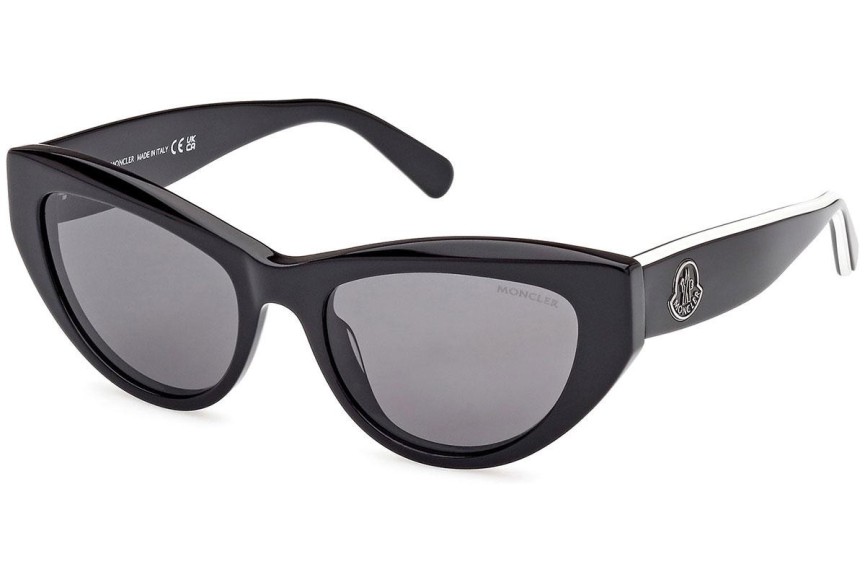 Sluneční brýle Moncler ML0258 01A Cat Eye Černé