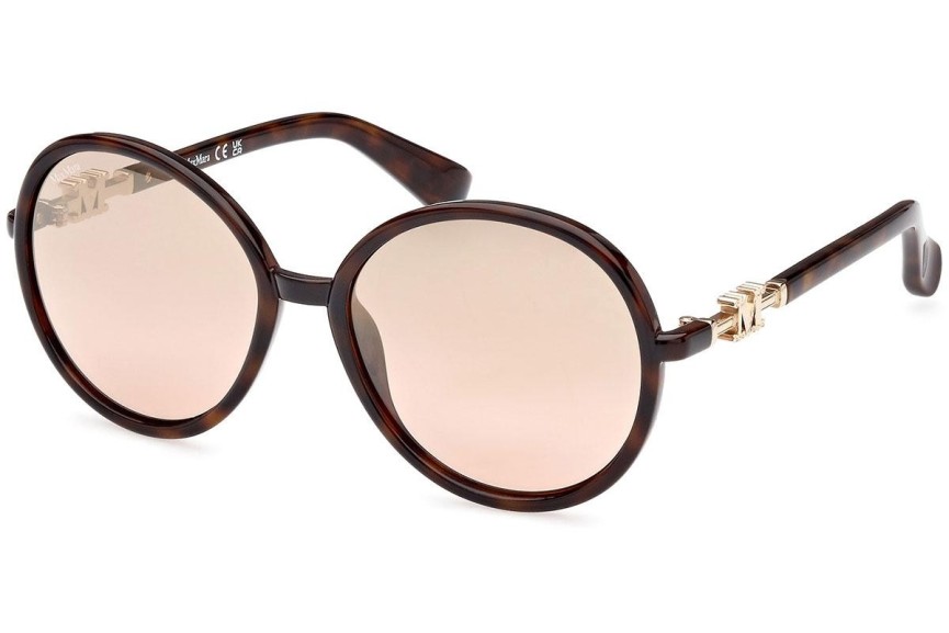 Sluneční brýle Max Mara MM0065 52G Okrouhlé Černé