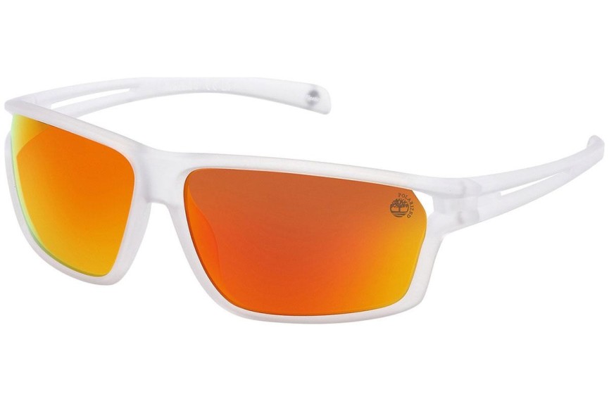 Sluneční brýle Timberland TB9307 26D Polarized Obdélníkové Bílé