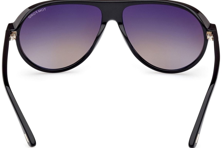 Sluneční brýle Tom Ford FT1023 01B Pilot Černé