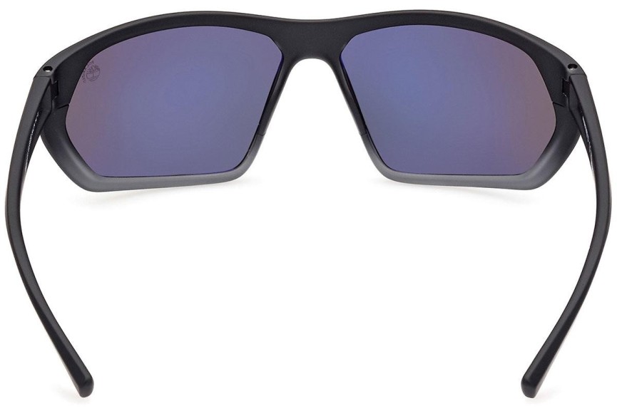 Sluneční brýle Timberland TB9310 02R Polarized Obdélníkové Černé