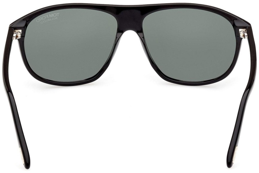 Sluneční brýle Tom Ford FT1027 01R Polarized Pilot Černé