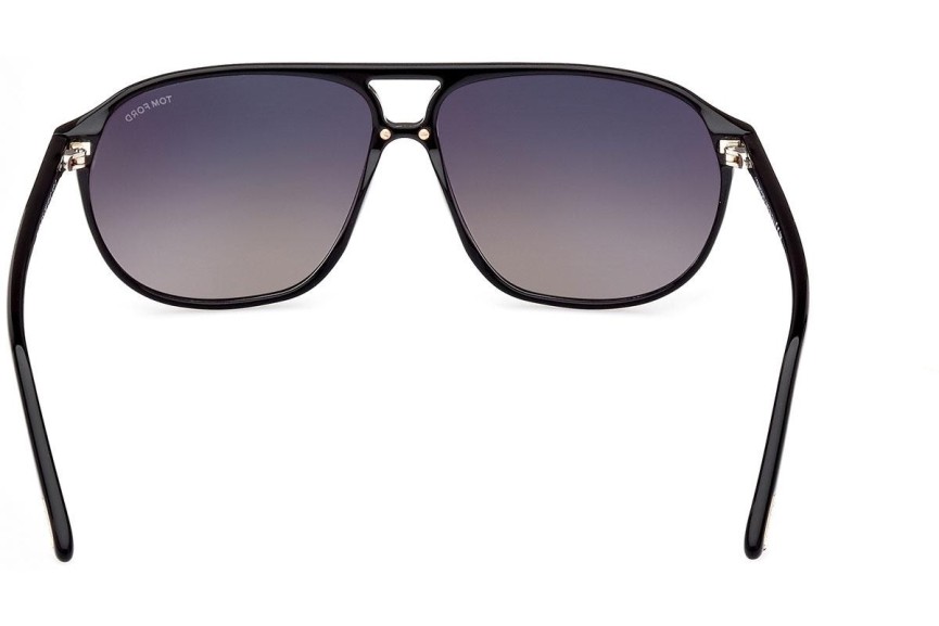 Sluneční brýle Tom Ford FT1026 01B Pilot Černé