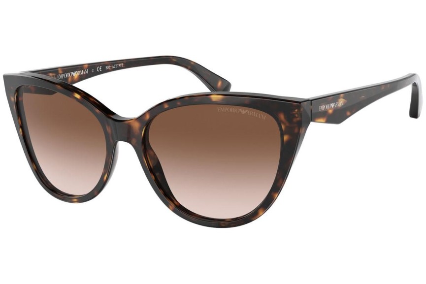 Sluneční brýle Emporio Armani EA4162 587913 Cat Eye Havana