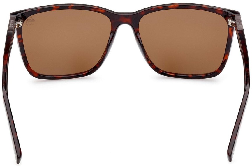 Sluneční brýle Timberland TB9280-H 52H Polarized Squared Havana