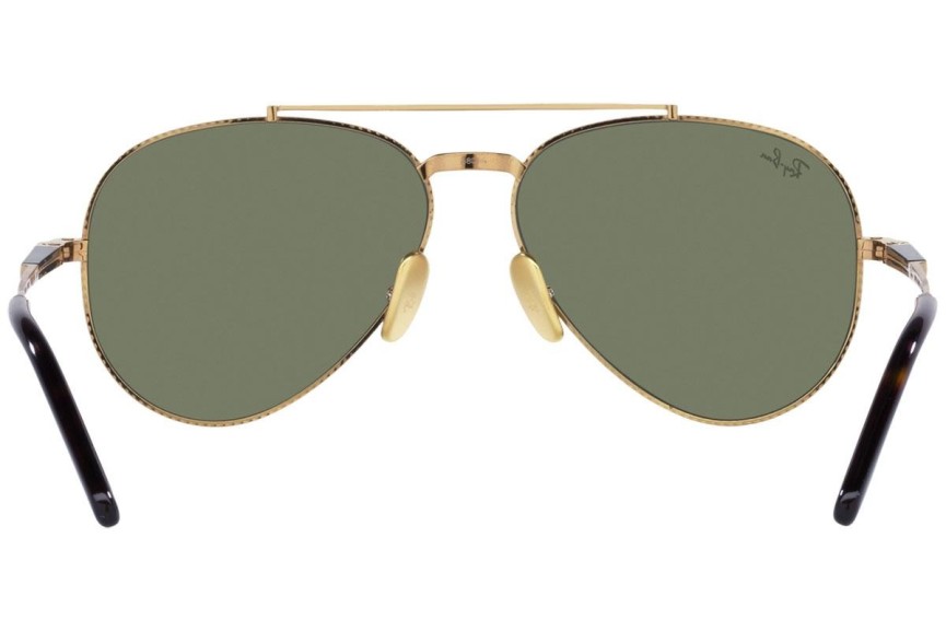 Sluneční brýle Ray-Ban Aviator Titanium Titanium Collection RB8225 313852 Pilot Zlaté