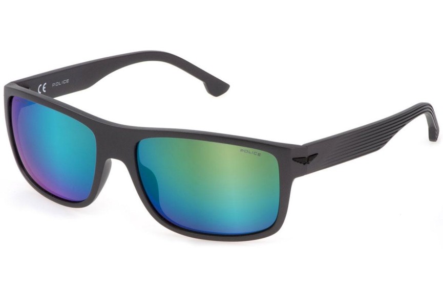 Sluneční brýle Police Tailwind 4 SPLB39E T17P Polarized Obdélníkové Šedé