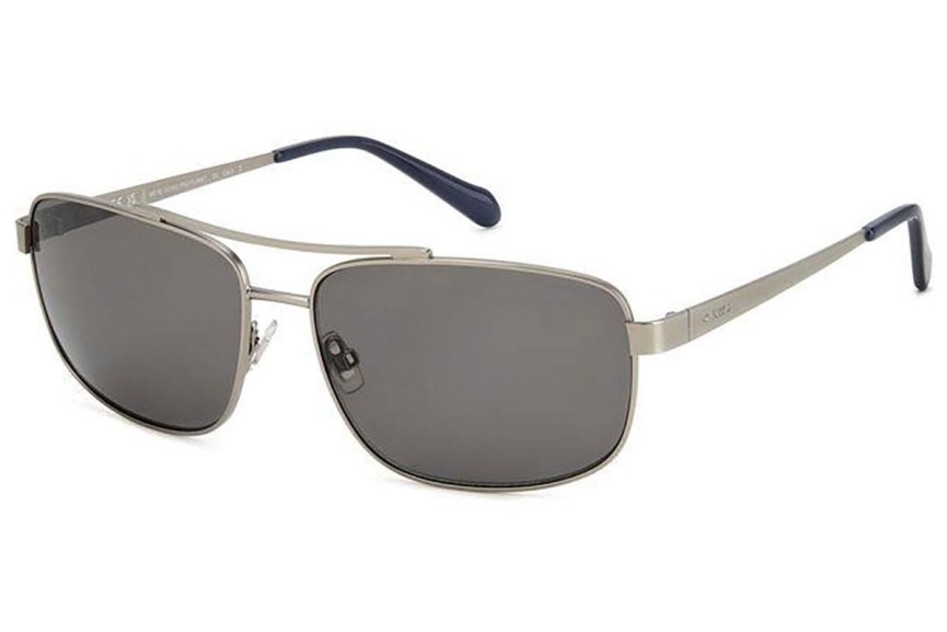 Sluneční brýle Fossil FOS2130/G/S R81/M9 Polarized Obdélníkové Stříbrné