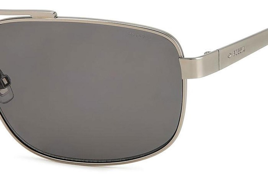 Sluneční brýle Fossil FOS2130/G/S R81/M9 Polarized Obdélníkové Stříbrné