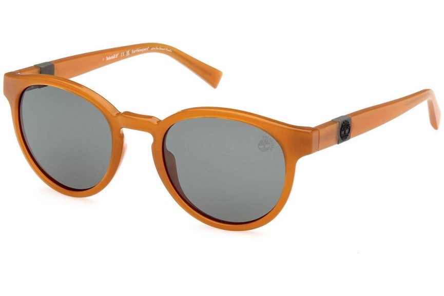 Sluneční brýle Timberland TB9323 47R Polarized Okrouhlé Oranžové