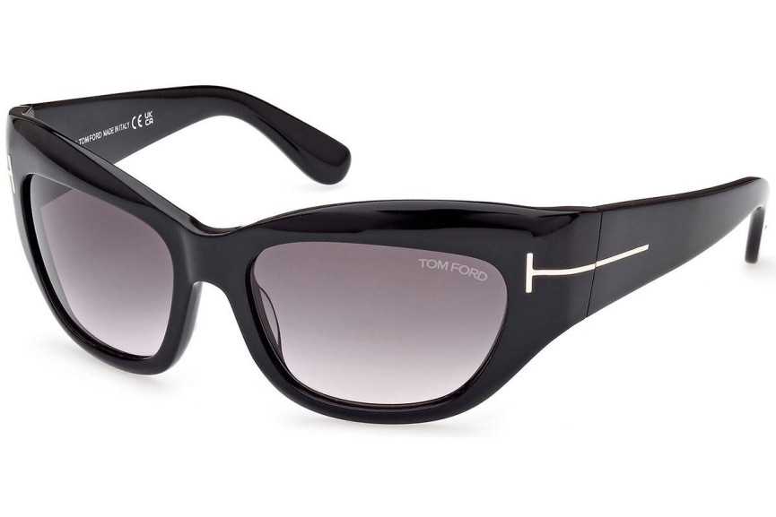 Sluneční brýle Tom Ford Brianna FT1065 01B Cat Eye Černé