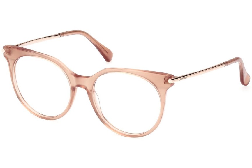 Brýle Max Mara MM5107 072 Okrouhlé Béžové