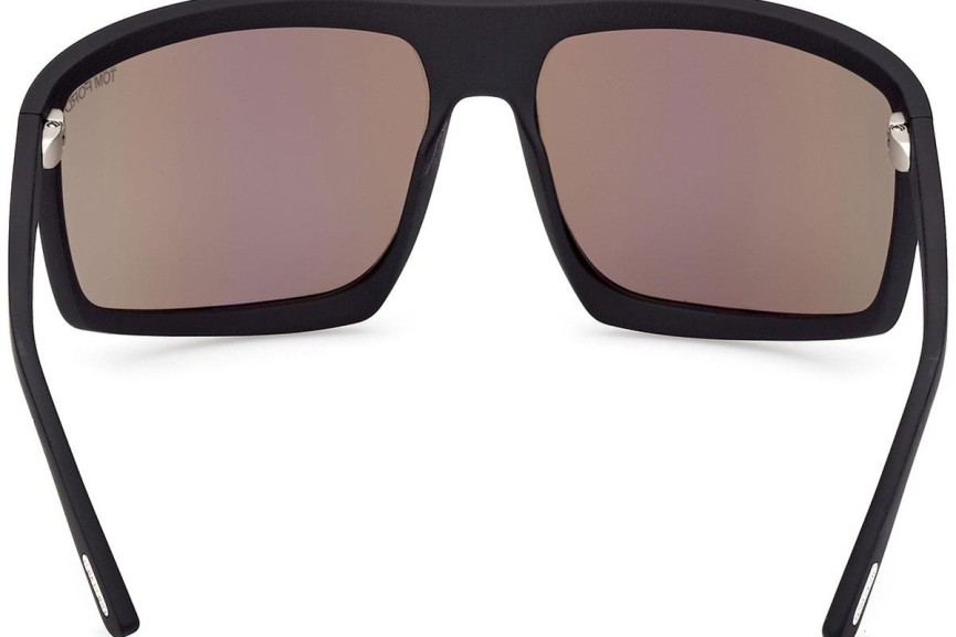 Sluneční brýle Tom Ford Clint 2 FT1066 02L Flat Top Černé