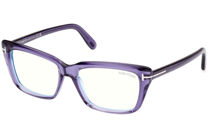 Brýle Tom Ford FT5894-B 081 Squared Fialové