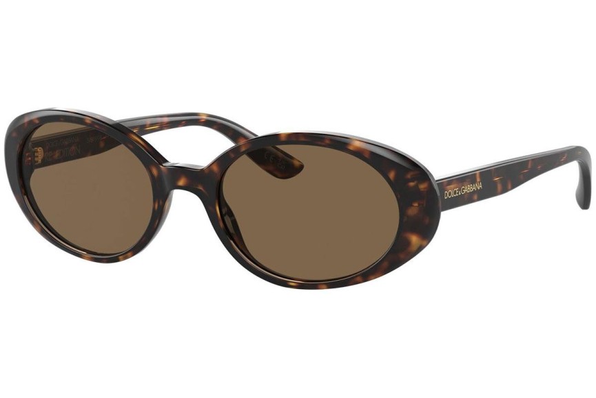 Sluneční brýle Dolce & Gabbana DG4443 502/73 Oválné Havana