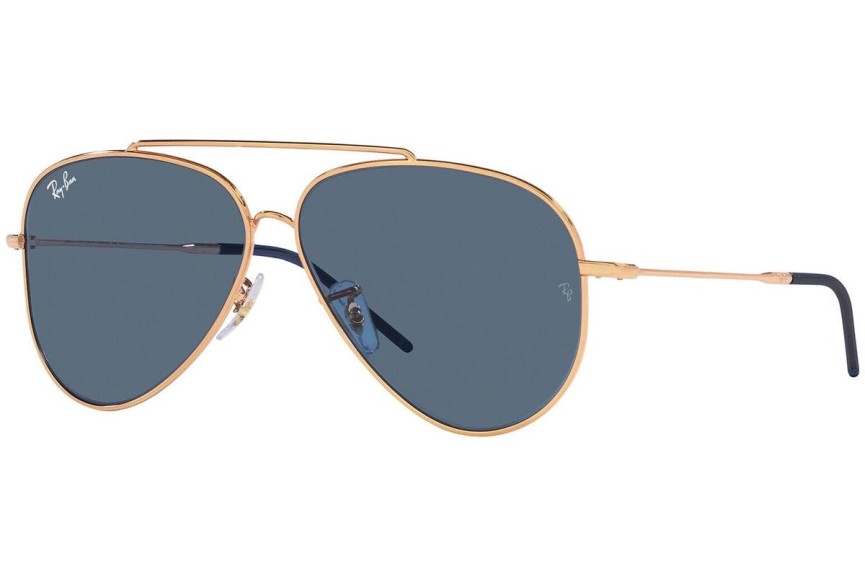 Sluneční brýle Ray-Ban Aviator Reverse RBR0101S 92023A Pilot Zlaté