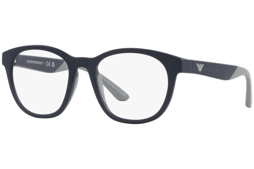 Sluneční brýle Emporio Armani EK4001 50881W Squared Modré