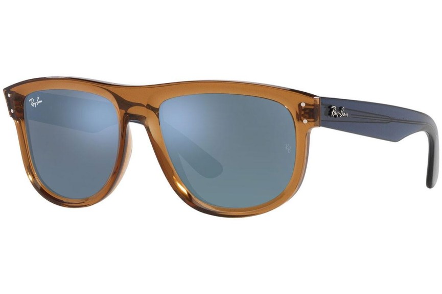 Sluneční brýle Ray-Ban Boyfriend Reverse RBR0501S 6711GA Squared Hnědé